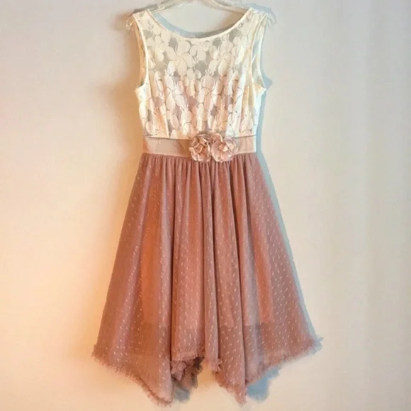 NWT Anthropologie Floral Lace Dress Tulle … - Picture 7 of 7